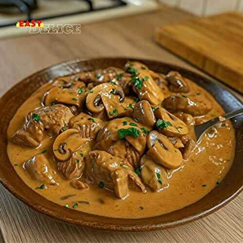 Bœuf Stroganoff à la Façon d’Alain Ducasse