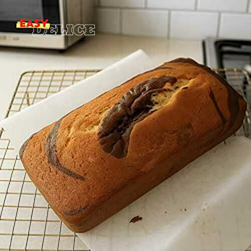 Cake marbré au chocolat — ultra moelleux (pour 6 personnes)