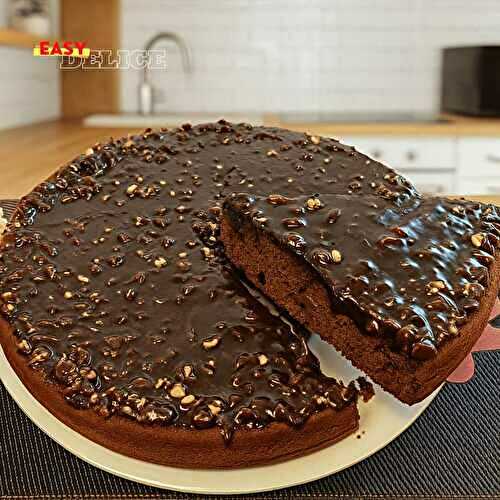 Gâteau au chocolat maison au yaourt