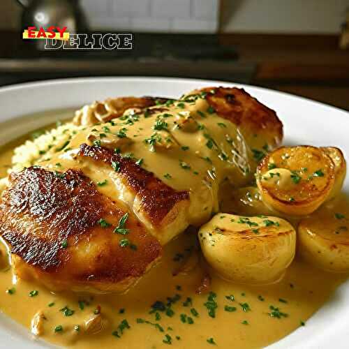 Poulet crémeux à la moutarde – Le grand classique de la cuisine maison