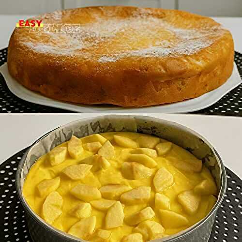 Tarte à la crème et aux pommes (recette inratable)