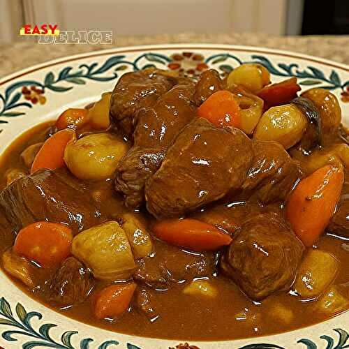 Bœuf Bourguignon Traditionnel — Recette Française Authentique