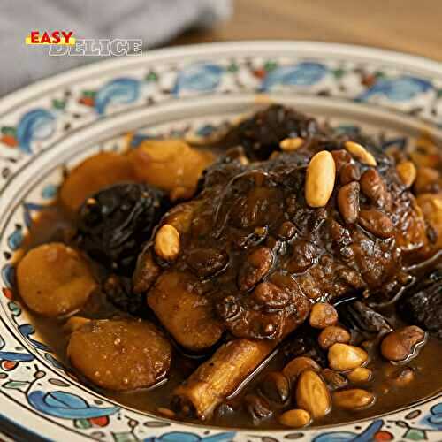 Tajine à l’agneau aux fruits secs