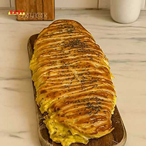 Tresse Feuilletée Poulet Cheddar Curry