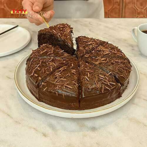 Gâteau Chocolat & Café – Ultra fondant (moule 22 cm)