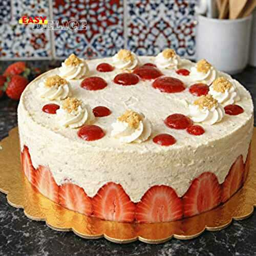 Gâteau Fraise Façon Fraisier – Dessert Printanier Chic et Savoureux