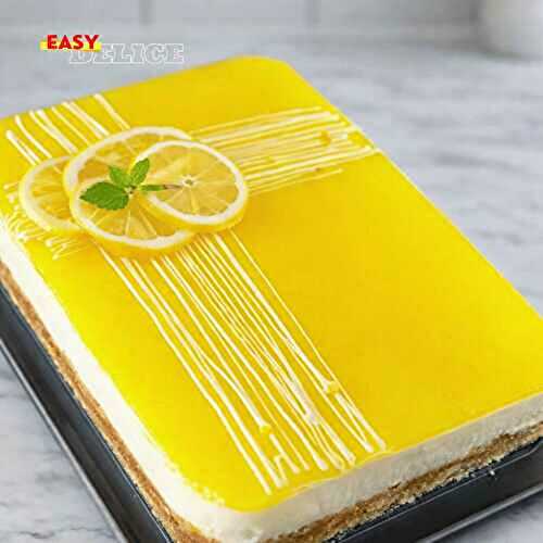 Entremets Citron Express Sans Cuisson – Recette Inratable