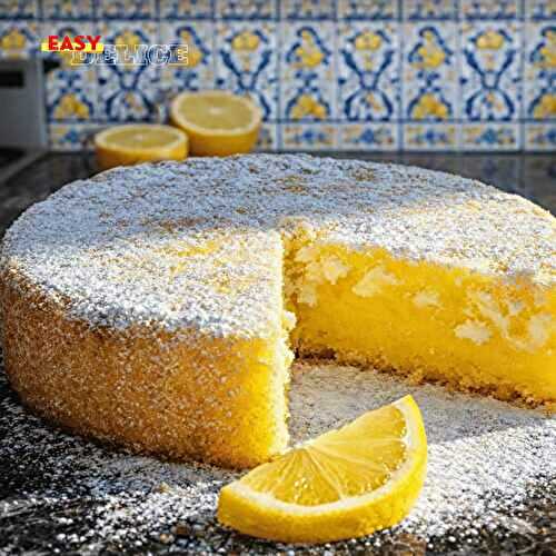 Gâteau Fondant au Citron – Moelleux, Parfumé et Inratable