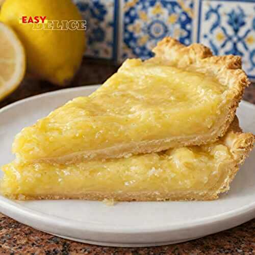 Tarte Russe au Citron – Recette Facile et Ultra Fondante