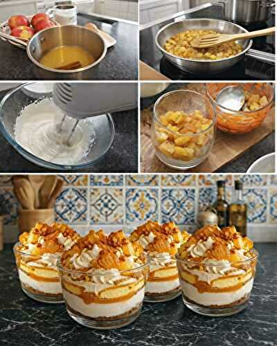 Tiramisu aux Pommes Caramélisées & Cannelle