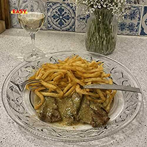 Entrecôte Sauce Secrète & Frites Maison (Façon Bistrot Parisien)