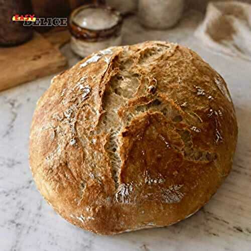 Pain au Levain Maison (Croustillant & Mie Alvéolée Parfaite)