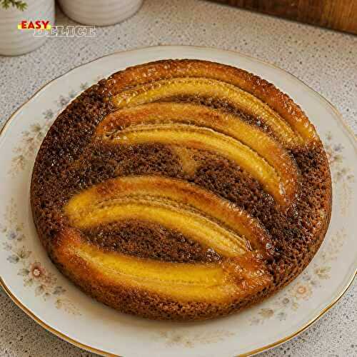 Cake Banane Chocolat Caramélisé (Ultra Moelleux & Réconfortant)