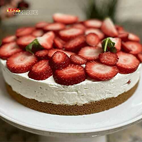 Cheesecake Fraise & Citron Vert Sans Cuisson (Ultra Crémeux & Fraîcheur Garantie)