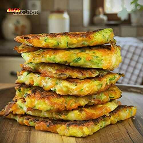 Galettes de Courgettes & Carottes Ultra Croustillantes