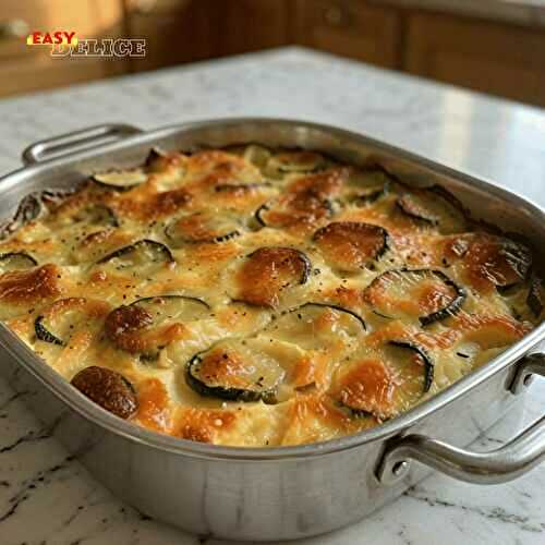 Clafoutis de Courgettes au Chorizo et Fromage Fondant
