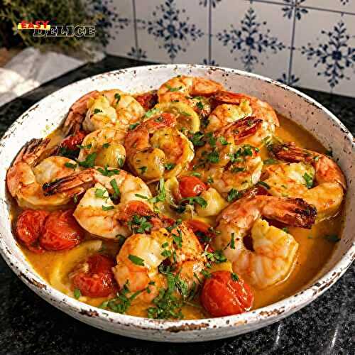 Crevettes à l’Ail, Citron & Tomates Cerises : La Recette Méditerranéenne Healthy 20 Min
