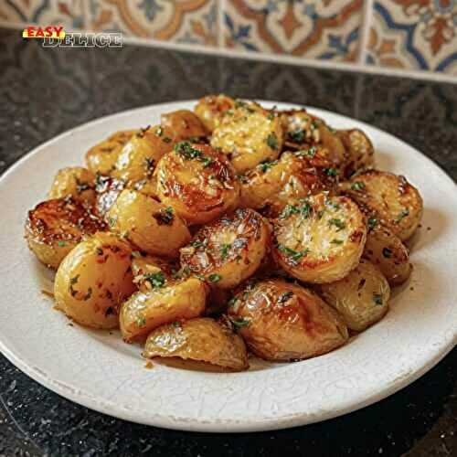 Pommes de Terre Grenailles Rôties au Beurre Aillé — Ultra Croustillantes et Fondantes Façon Chef !