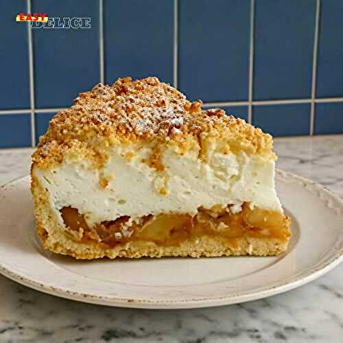 Tarte aux Pommes à la Crème Soufflée — Fondante, Légère et Irrésistiblement Gourmande !