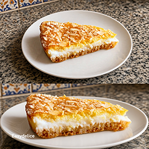 Basbousa à la Crème de Fromage — Fondante, Moelleuse & Ultra Gourmande