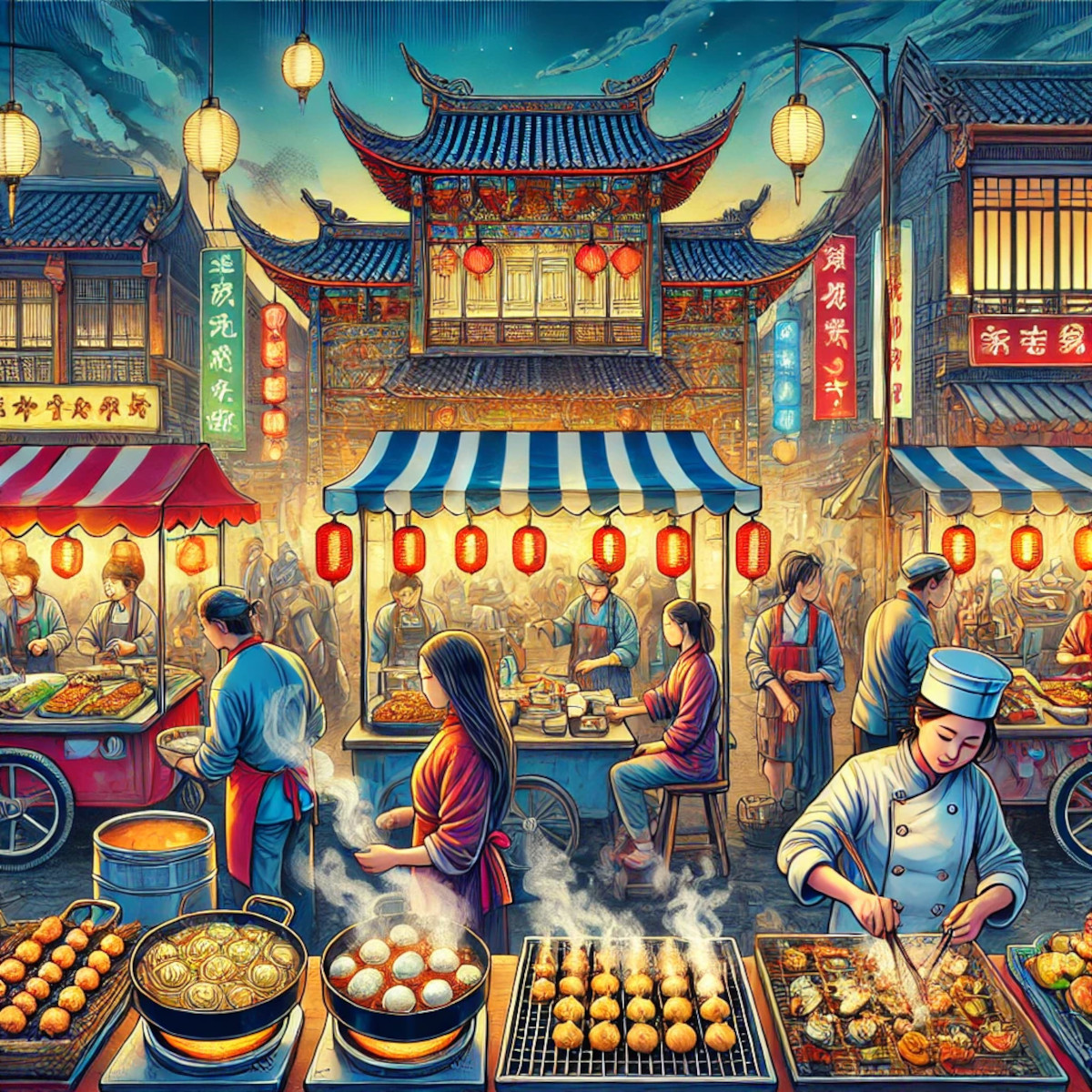 Voyage dans les secrets de la street food asiatique