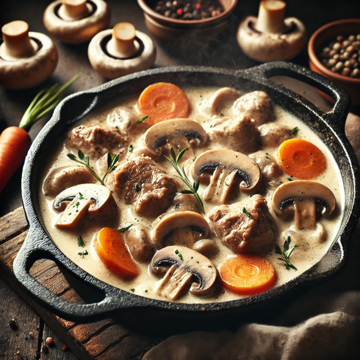 Le secret d’une blanquette de veau au vin onctueuse et savoureuse