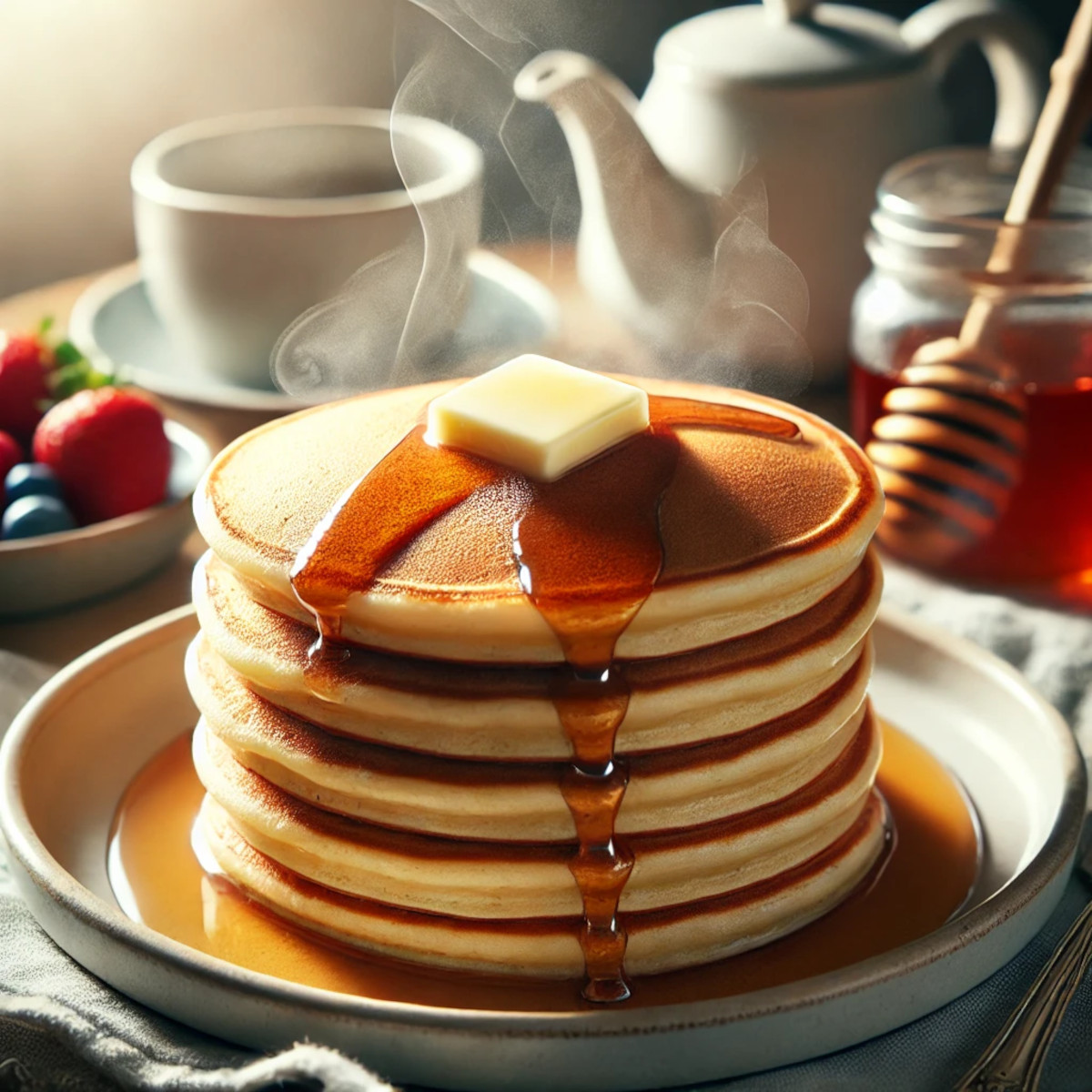 Pancakes nature moelleux : la recette facile pour un petit-déj réussi