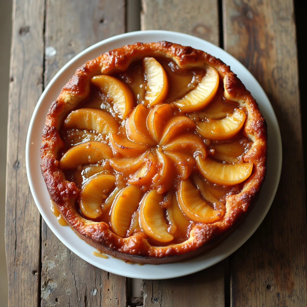 Tarte Tatin revisitée : le secret du caramel beurre salé