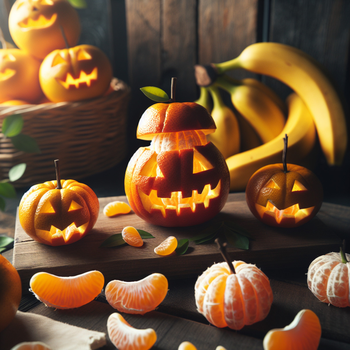 Comment transformer des fruits en décoration pour Halloween