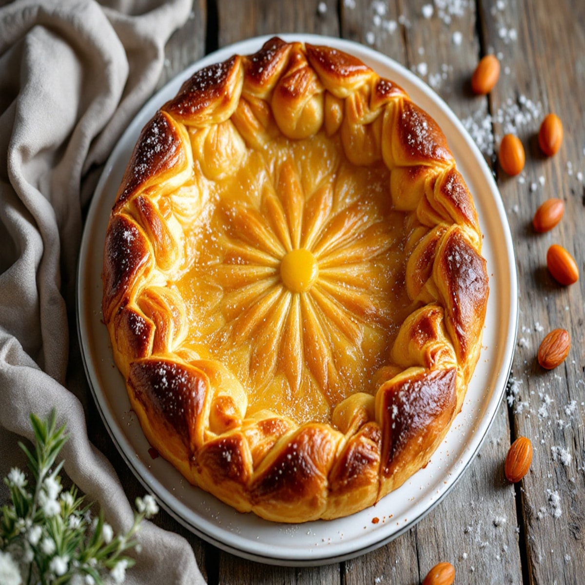 Galette des Rois à la bretonne - sans pâte feuilletée