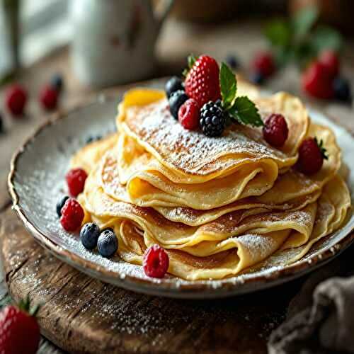 Crêpes gourmandes à la française - recette créatives