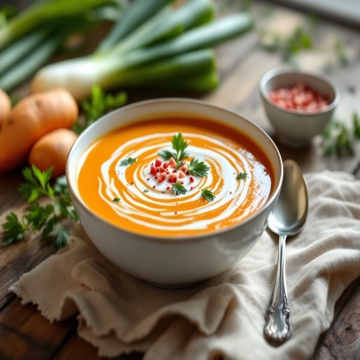 Patate douce et poireau, la soupe magique qui fait fondre secret minceur !