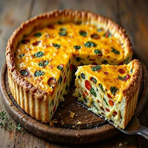 Quiche Végétarienne Facile et Savoureuse