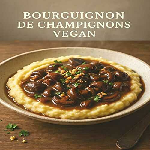 Bœuf bourguignon végétalien en 7 étapes faciles et sans gluten