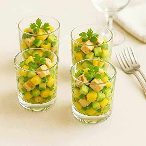 Salade de poulet froid à la mangue : fraîcheur express en 20 min !