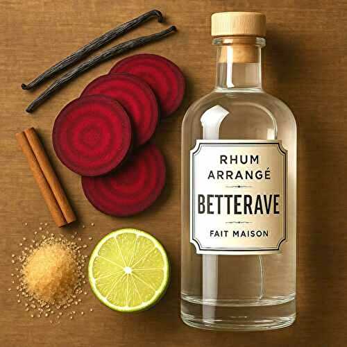 Rhum arrangé betterave : prêt en 10 min, twist bluffant