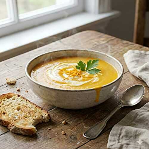 Velouté butternut orange : douceur vitaminée facile en 45 min