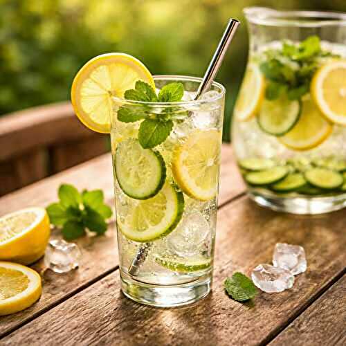 Eau détox concombre sans sucre : légère et vraiment drainante