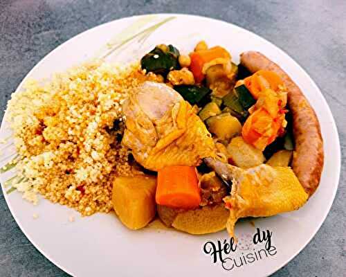 Couscous poulet et saucisses au Cookeo