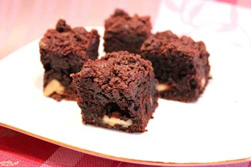 Brownie au crumble au chocolat (brownies crumb cake)