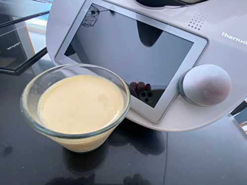 Œuf au lait à la vanille avec Thermomix(au icookin)