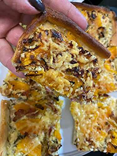Pizza au Potiron ou butternet