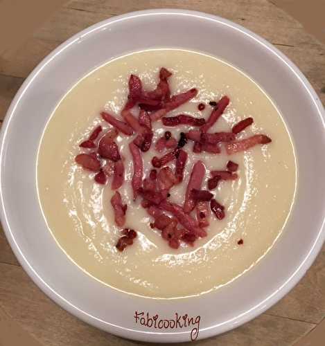 Velouté de panais aux petits lardons