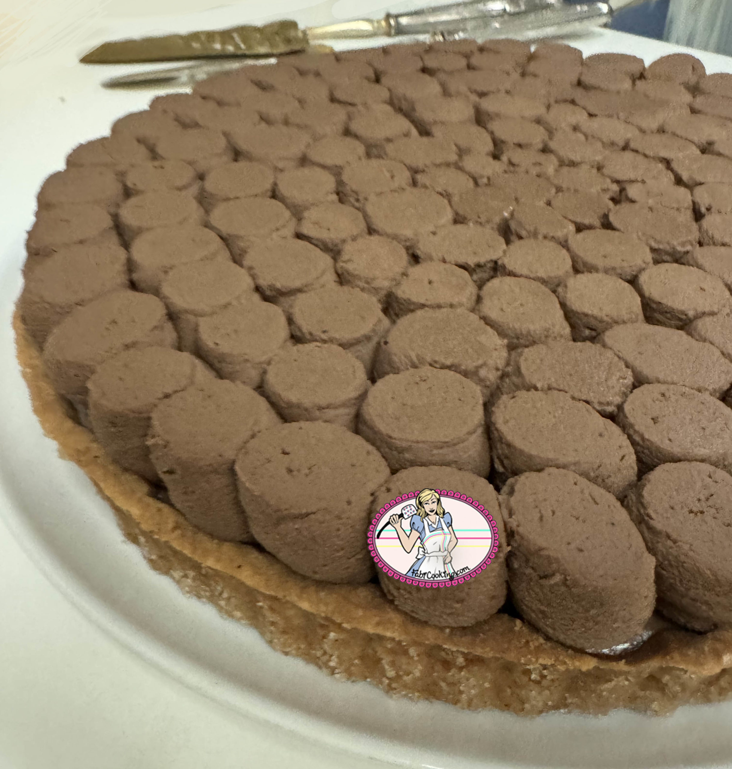 La tarte diamant chocolat au lait café à 4 mains