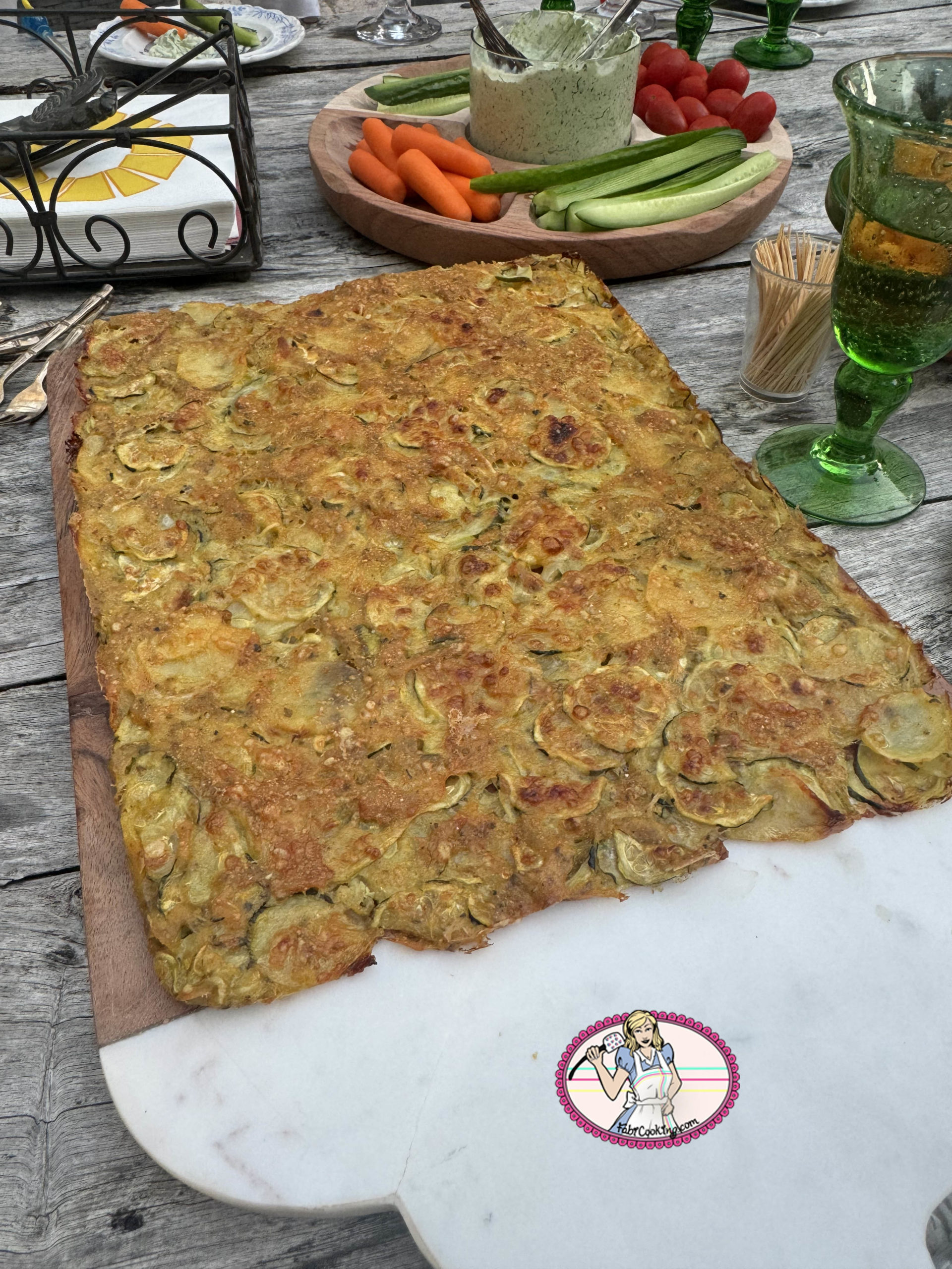 Scarpaccia Salée : Un Délice de Toscane aux Courgettes