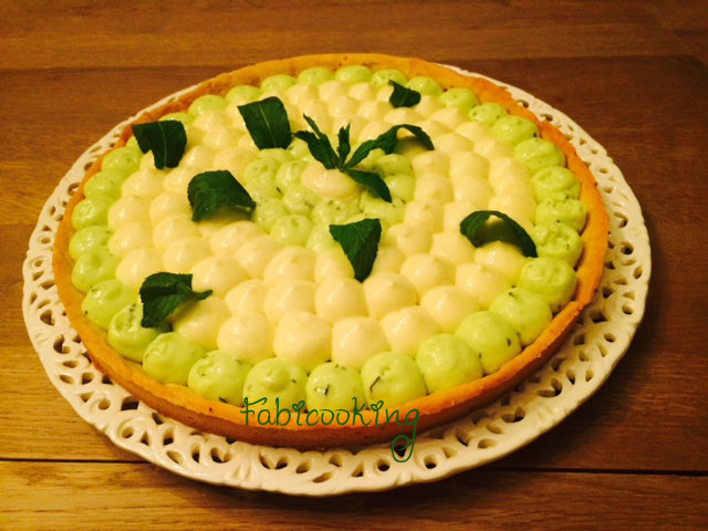 Tarte au citron vert et menthe Mojito