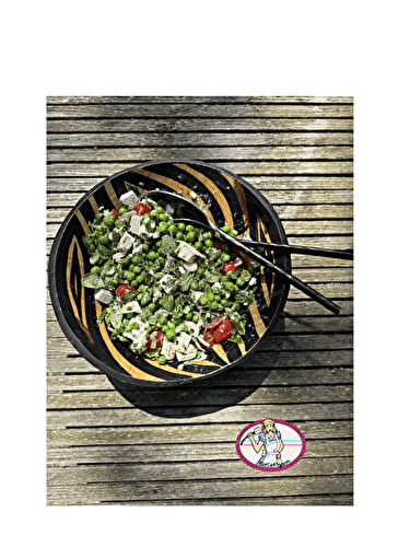 La salade de votre été: petits pois frais et feta
