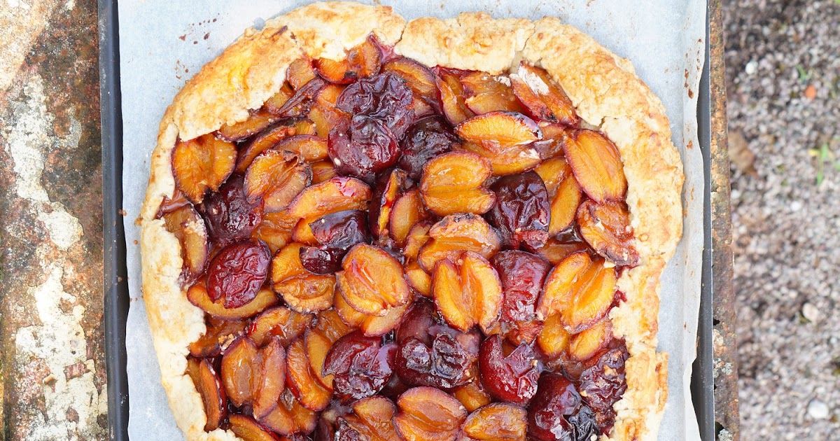 Tarte rustique quetsches et cannelle (tarte, dessert, Alsace)