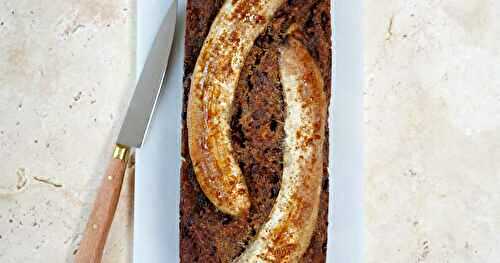 Bananabread à la farine de sarrasin (gâteau, goûter, dessert, sans gluten, vegan)