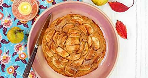 Gâteau moelleux pommes et cannelle (goûter, dessert)